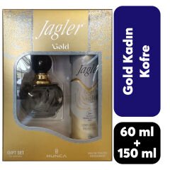 Kofre Kadın Jagler Parfüm 60 ml + Deodorant 150 ml Gold