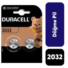 Duracell Düğme Pil 2’li 2032