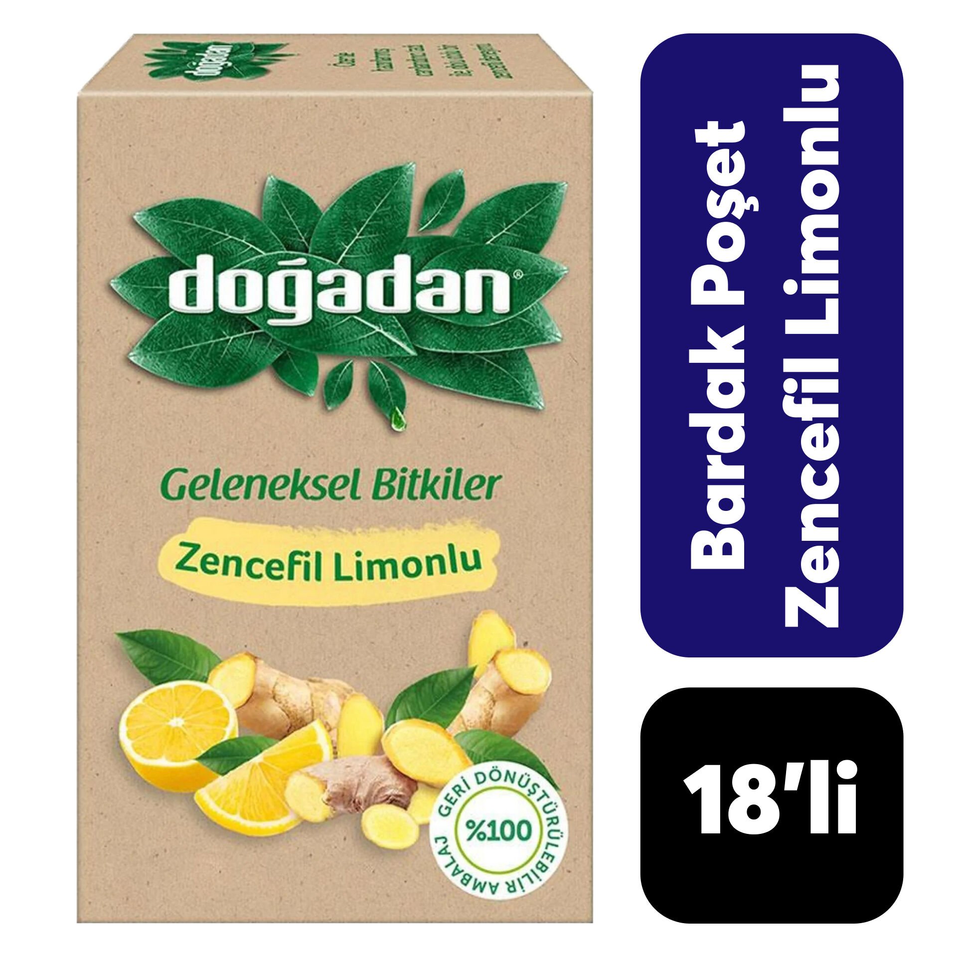 .Doğadan 18'li Zencefil Limonlu