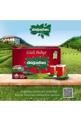 Doğadan Siyah Çay Gizli Bahçe 100'lü Demlik Poşet