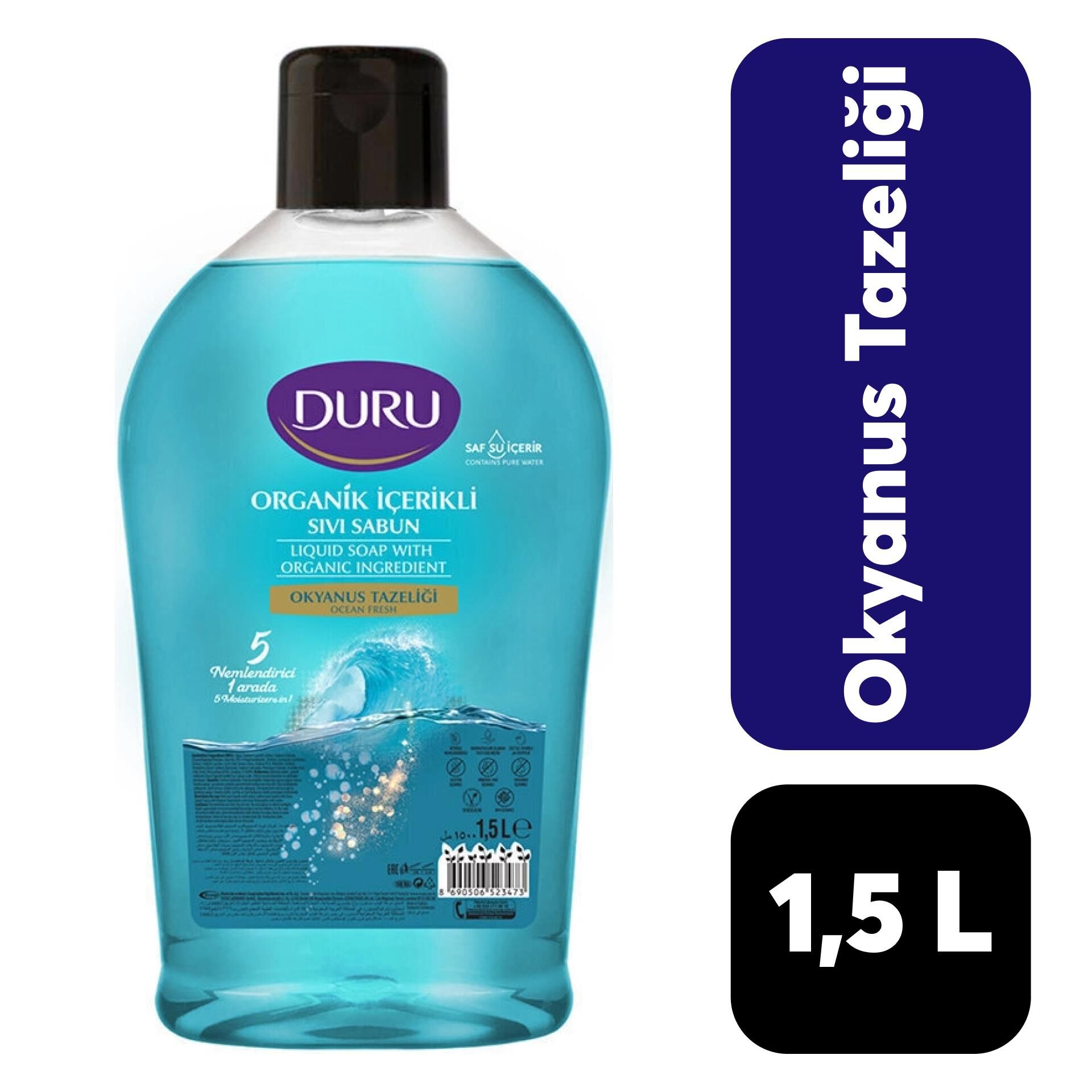 Sabun Sıvı Duru 1,5 L Okyanus