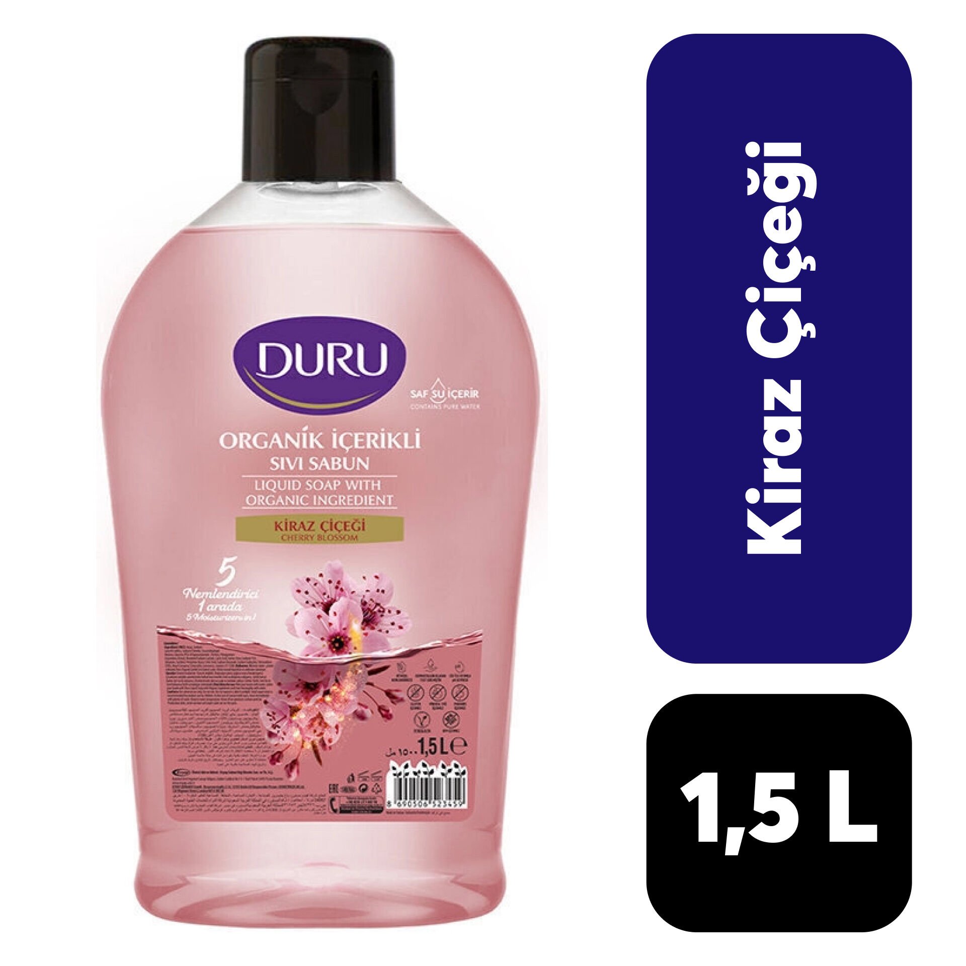 Sabun Sıvı Duru 1,5 L Kiraz Çiçeği