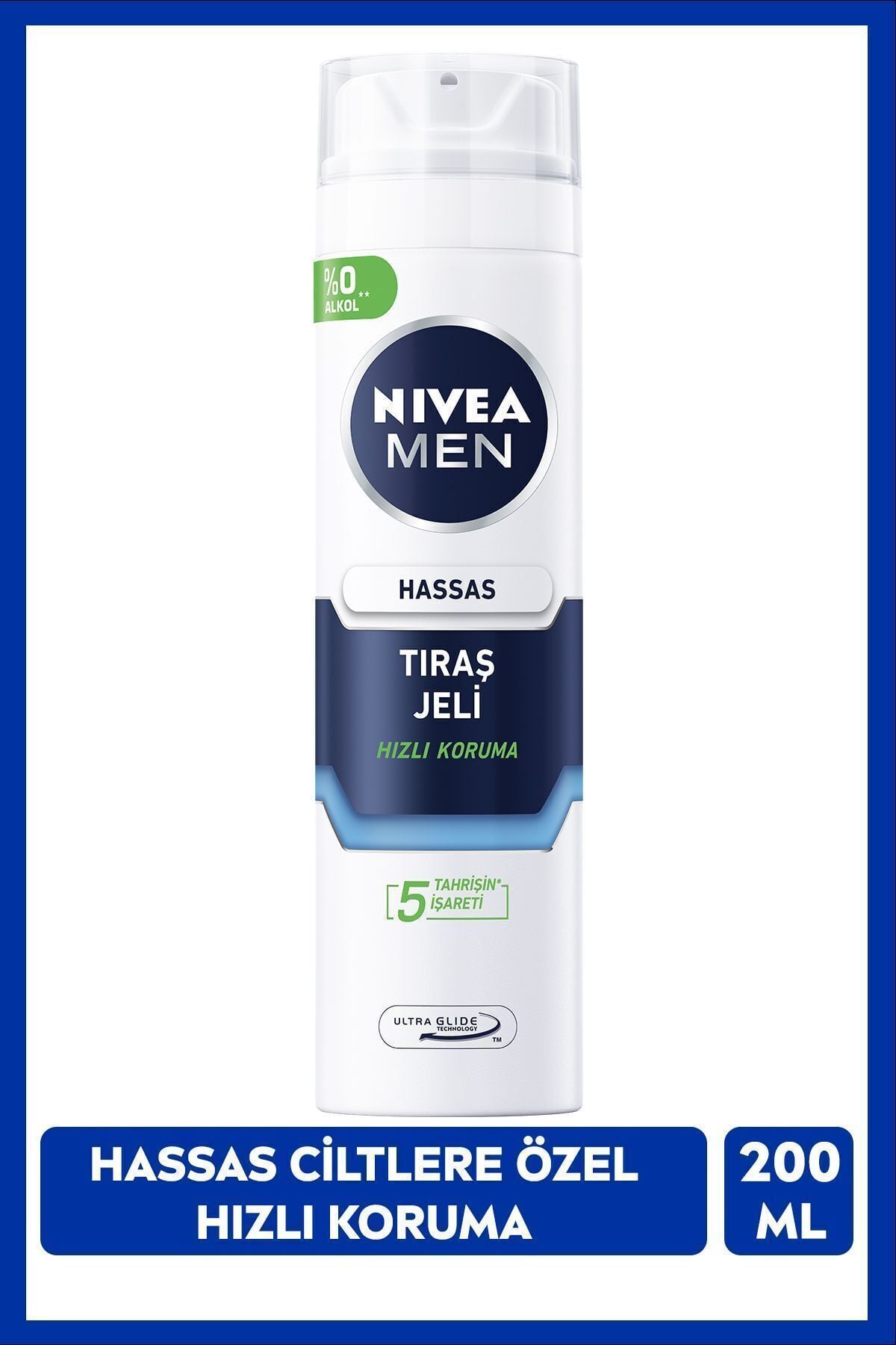 Tıraş Jeli Nivea 200 ml Hassas