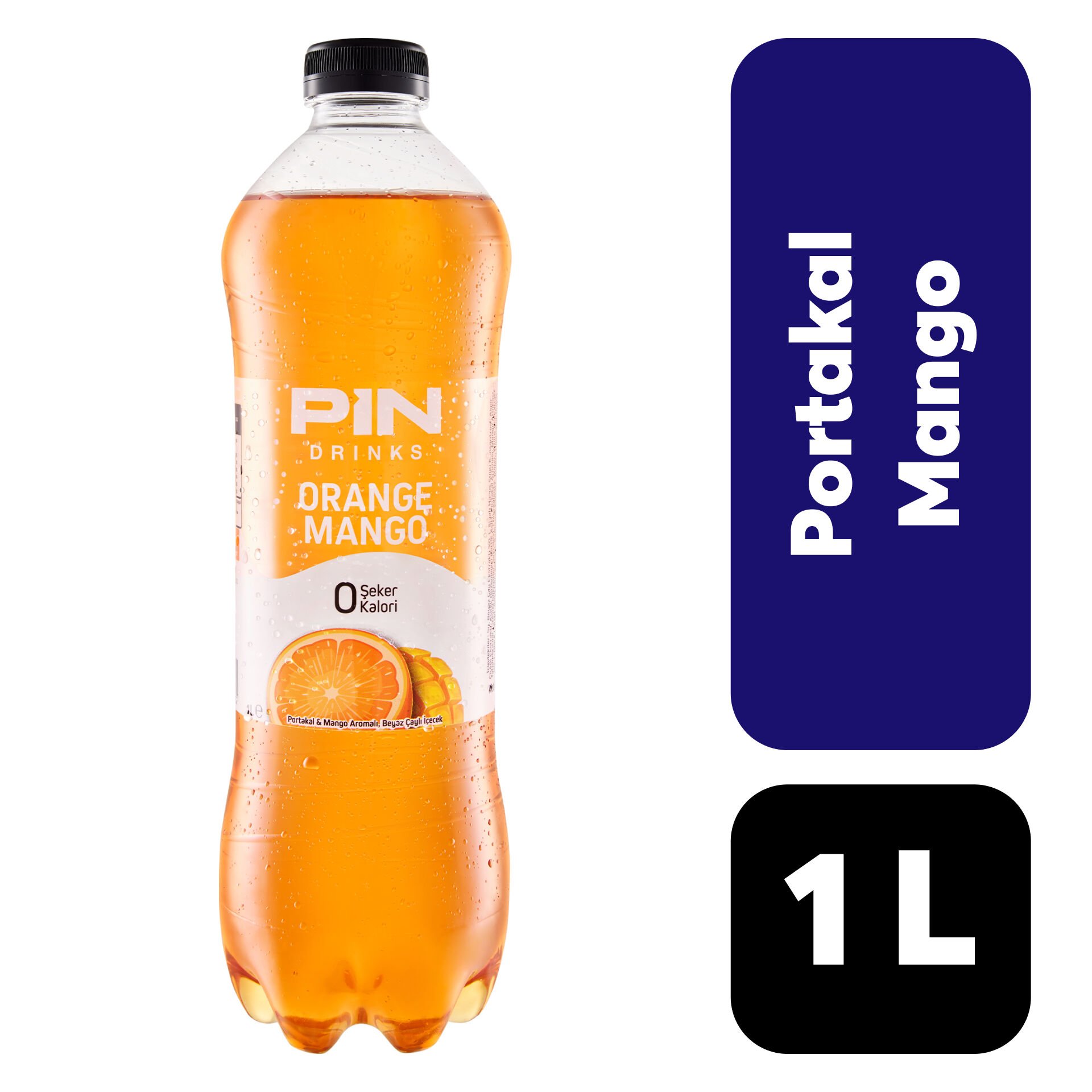 Pin Soğuk Çay 1 L Portakal Mango
