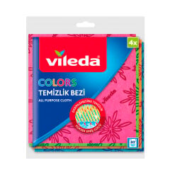 Temizlik Bezi Vileda 4'lü Renkli
