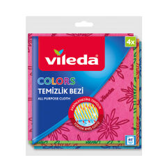 Temizlik Bezi Vileda 4'lü Renkli
