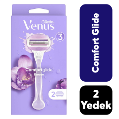 Gillette Venüs Comfortglide Makine + 2 Yedek