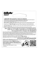 Gillette Yedek Başlık Mach3 Charcoal 4’lü