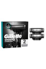 Yedek Gillette Başlık Mach3 Charcoal 2’li