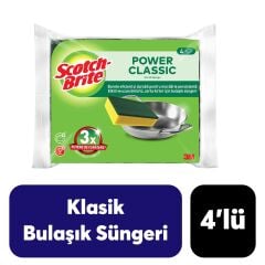 Scotch Brite .4'lü Sünger Power Classic