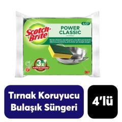 Scotch Brite .4'lü Sünger Power Classic