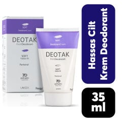 Deodorant Kadın Deotak Krem 35 ml Hassas