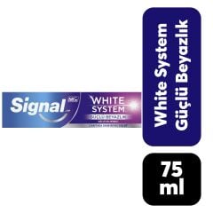 Diş Macunu Signal 75 ml White System Güçlü Beyazlık