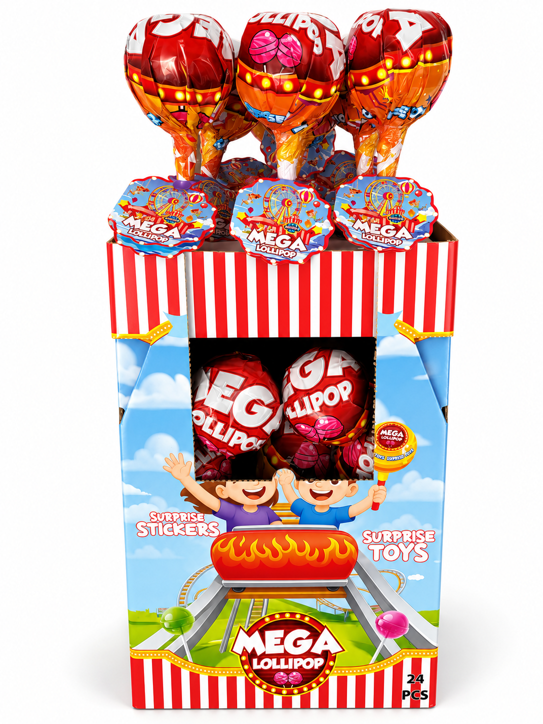 ..Bobbo Mega Lollipop 24'lü