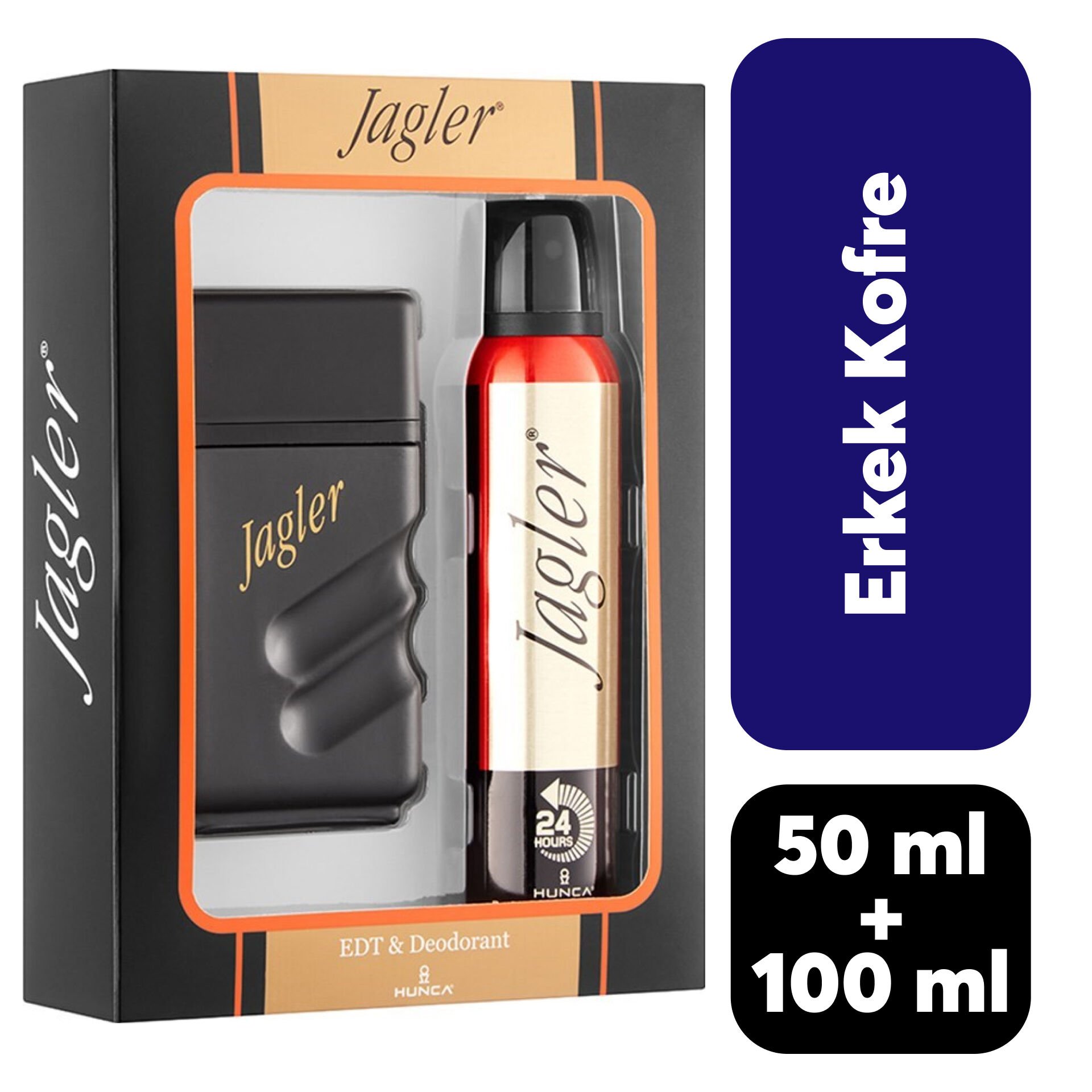 Kofre Erkek Jagler Parfüm 50 ml + Deodorant 100 ml