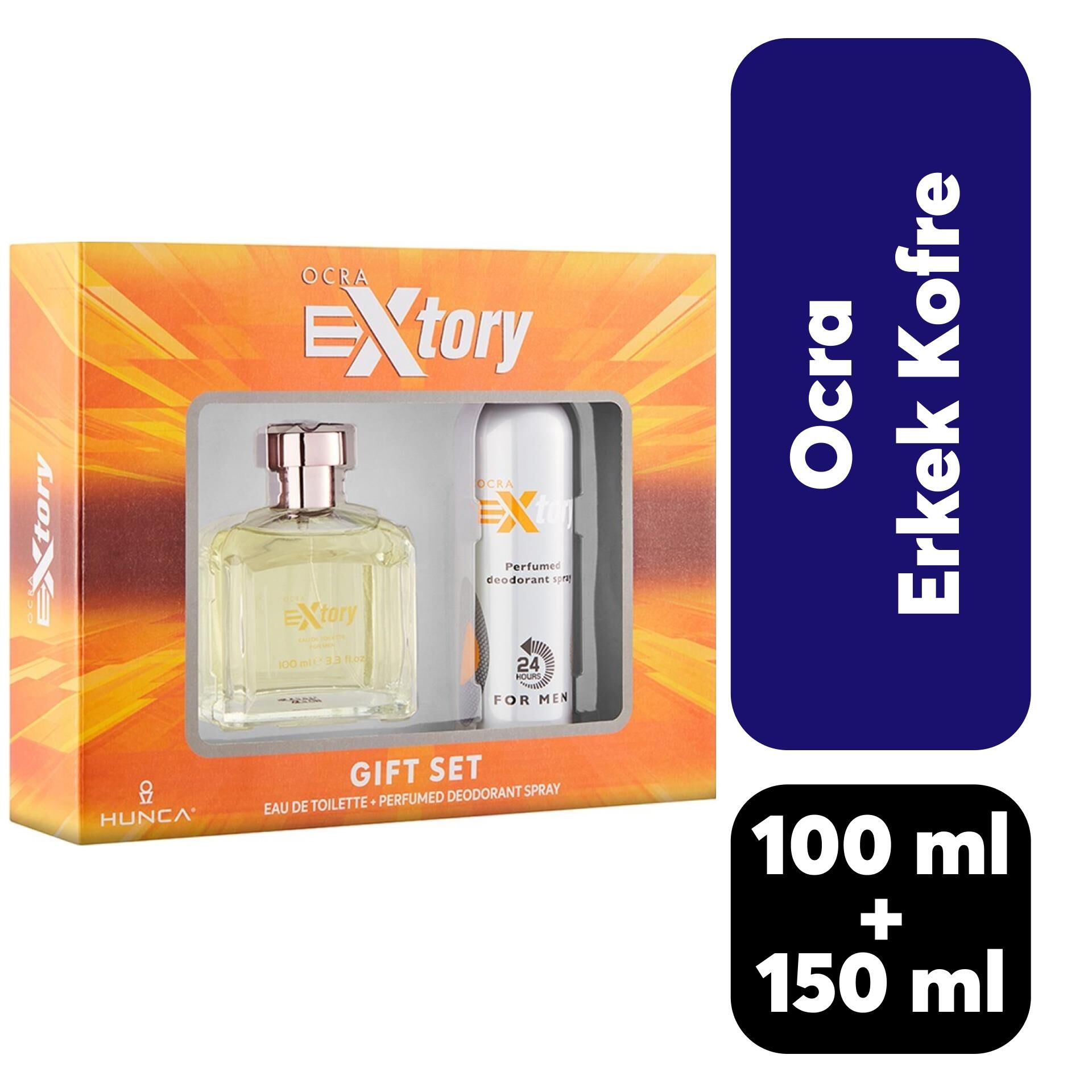 Kofre Erkek Extory Parfüm 100 ml + Deodorant 150 ml Ocra