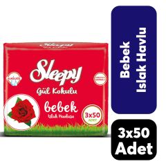 Islak Mendil Sleepy 3'lü Rose