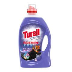 Sıvı Deterjan Tursil 2,7 L Siyahlar ve Koyu Renkliler