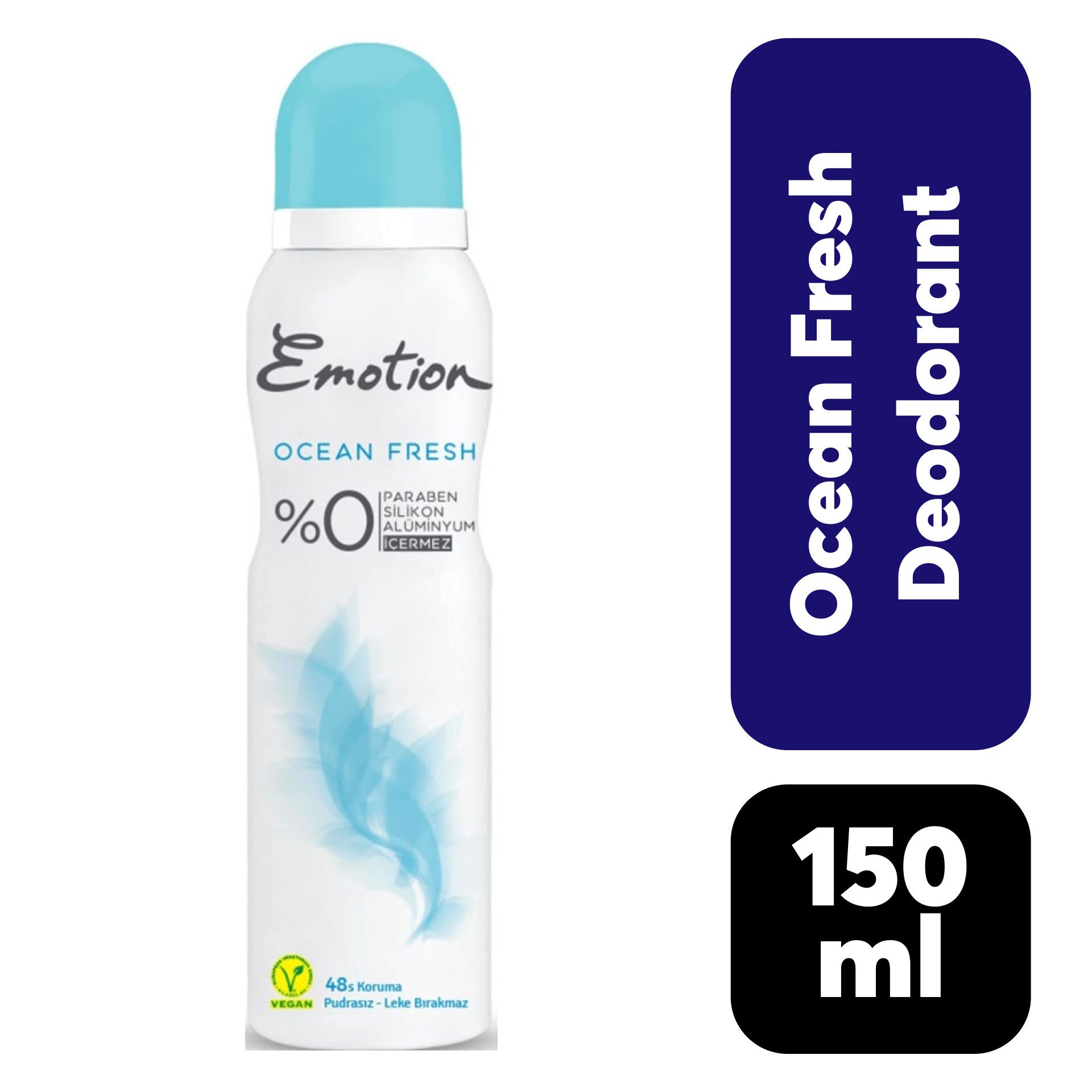 Deodorant Kadın Emotion 150 ml Ocean Fresh