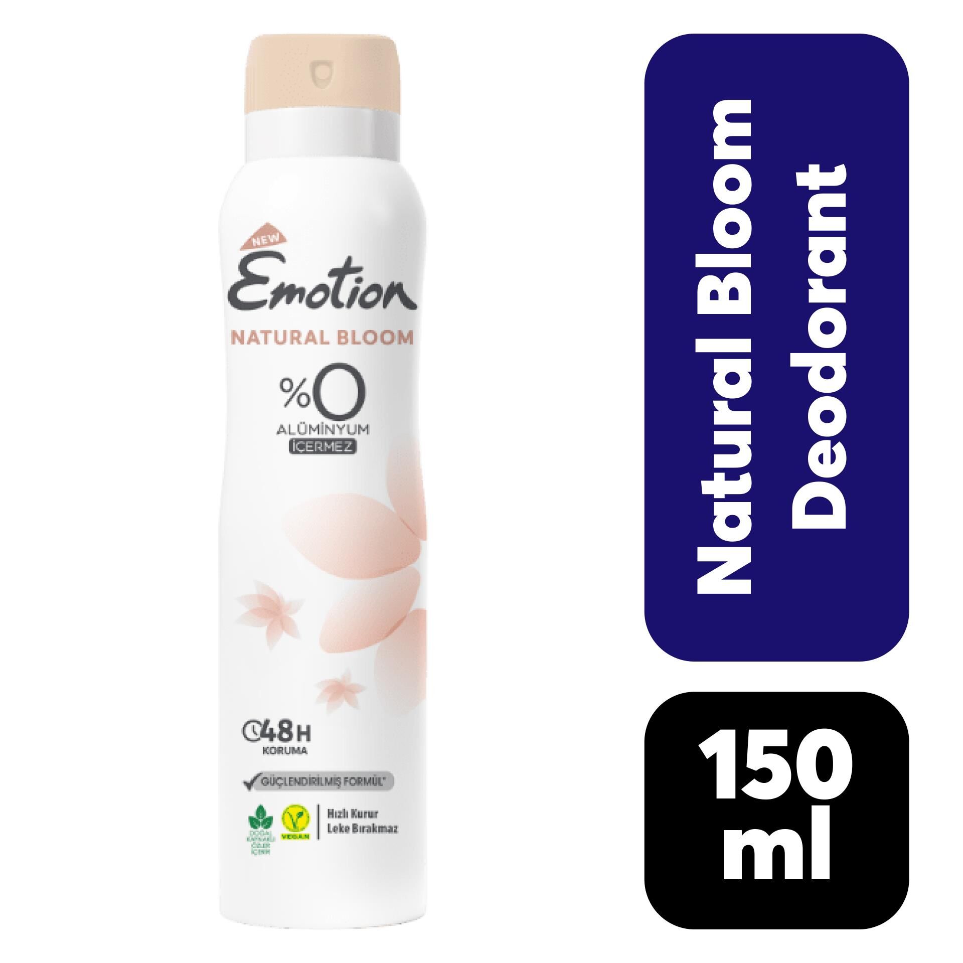 Deodorant Kadın Emotion 150 ml Natural Bloom