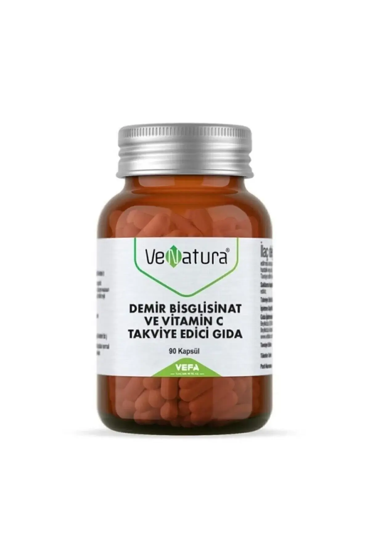 Venatura Demir Bisgilisinat Vitamin C 90 Kapsül