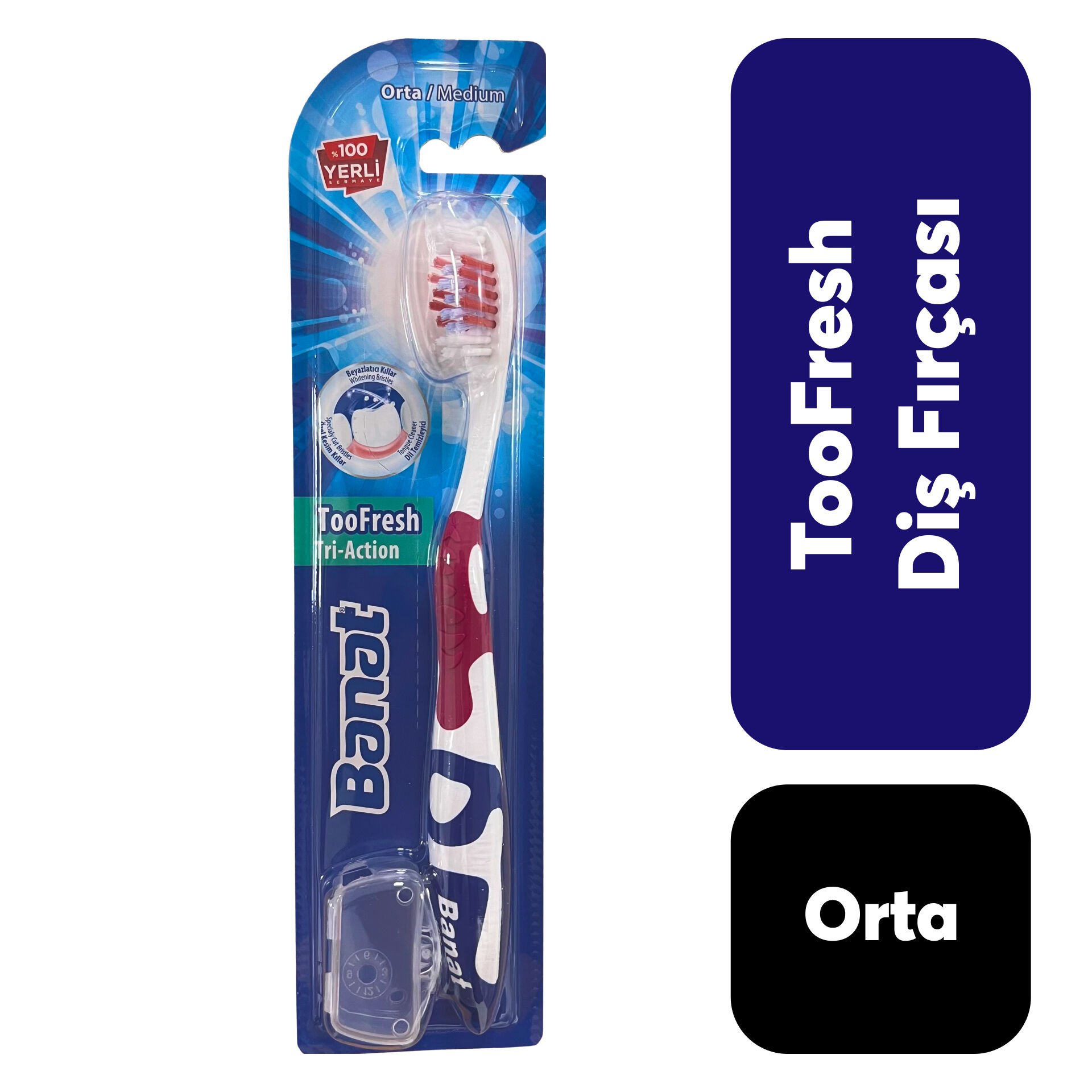 Diş Fırçası Banat TooFresh Tri-Action