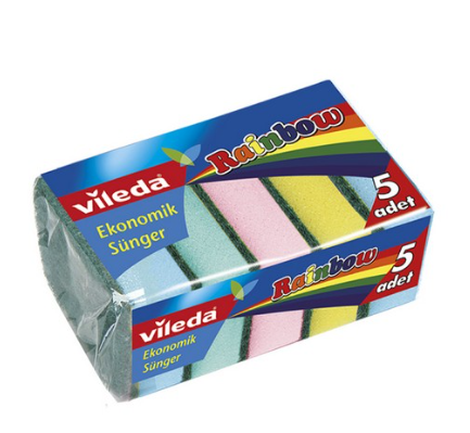 Sünger Vileda 5'li Rainbow