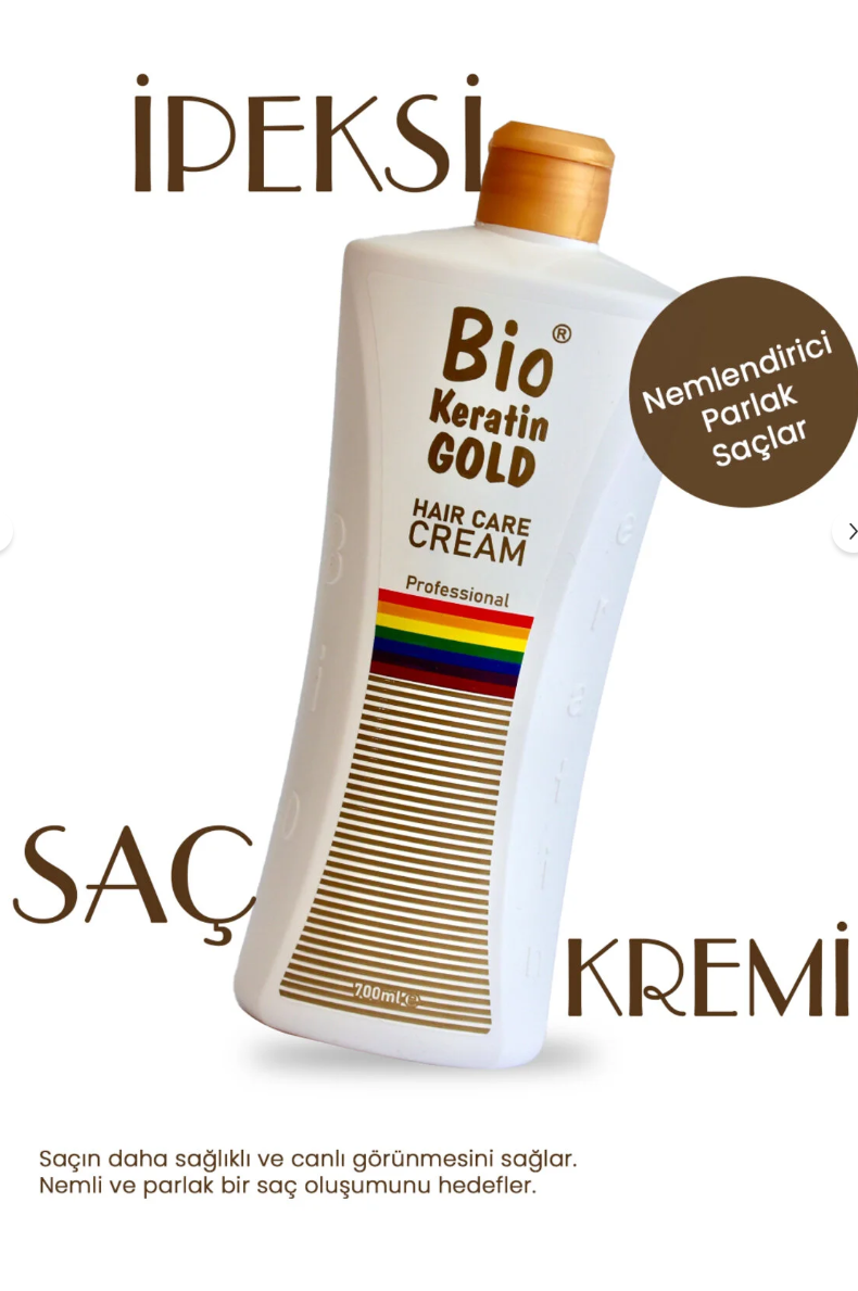 Bio Keratin Gold 700 Ml Şamp + Keratin + Saç Kremi