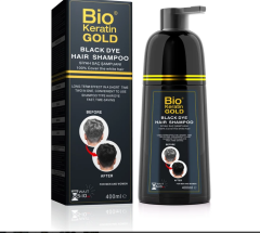 Bio Keratin Gold Black Dye Siyah Saç Şampuan 400 Ml
