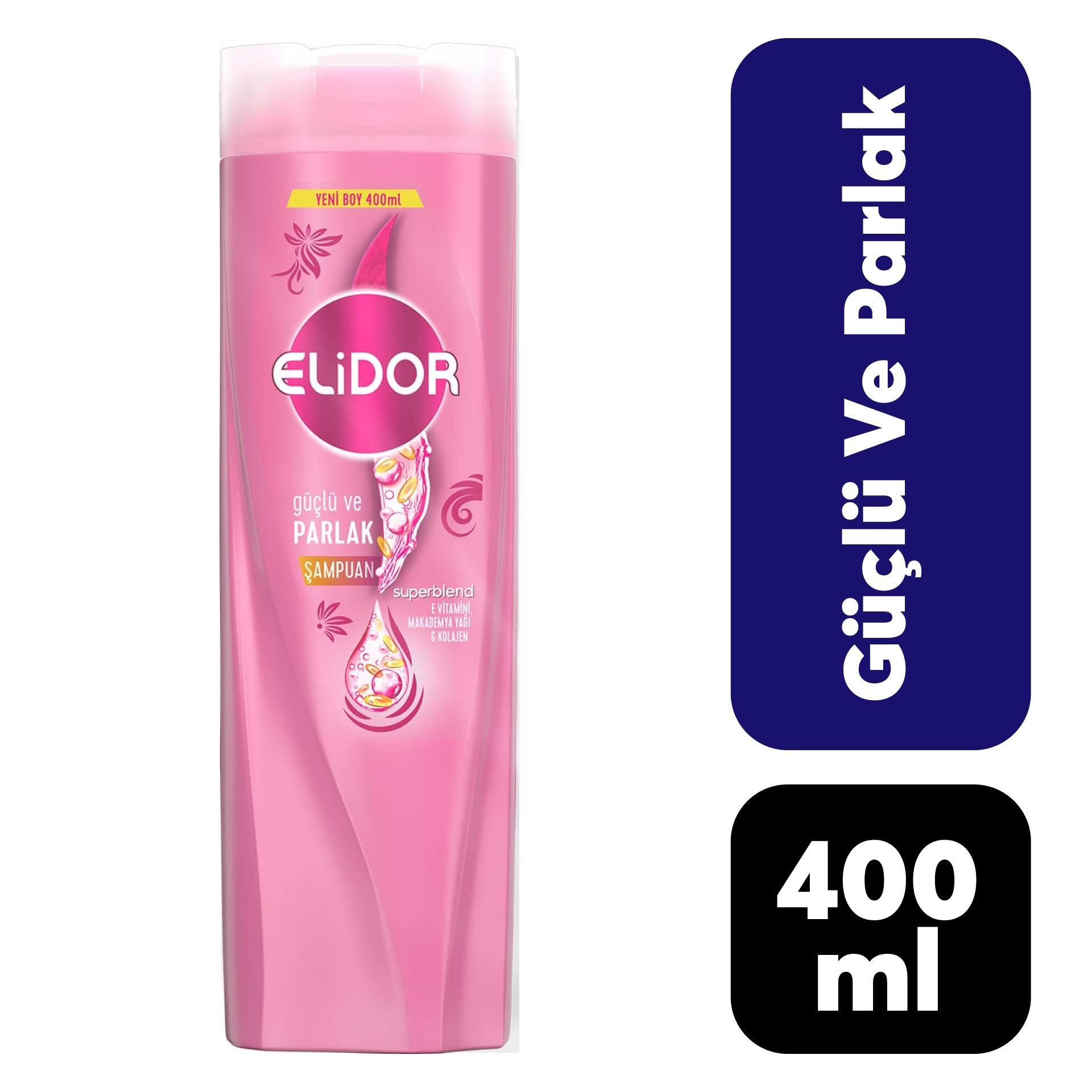 Şampuan Elidor 400 ml Güçlü ve Parlak