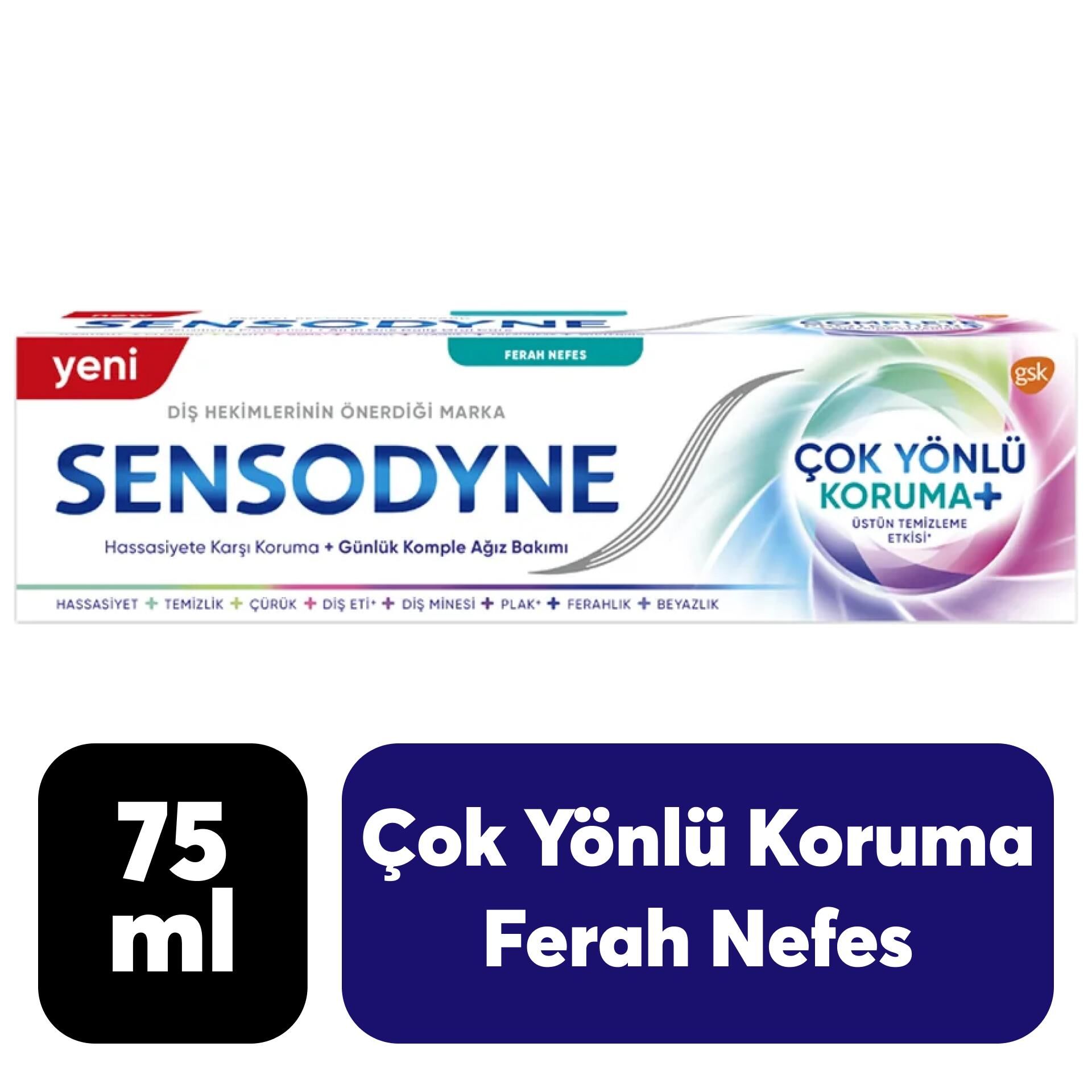 Diş Macunu Sensodyne 75 ml Çok Yönlü Koruma