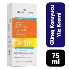 .Krem Güneş Kremi Herbaderm 75 ml 50+ Spf