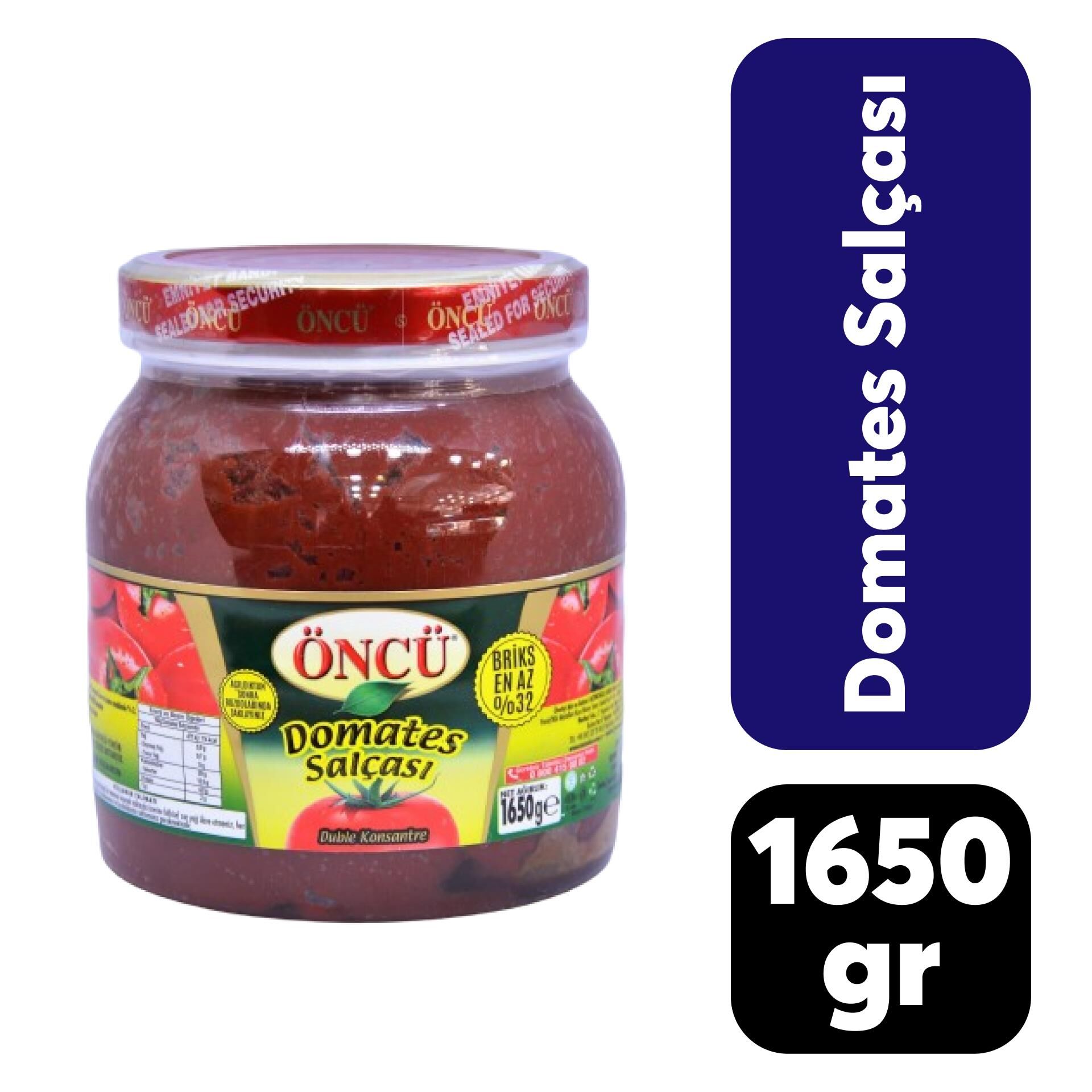 Gıda Öncü Domates Salçası 1650 gr