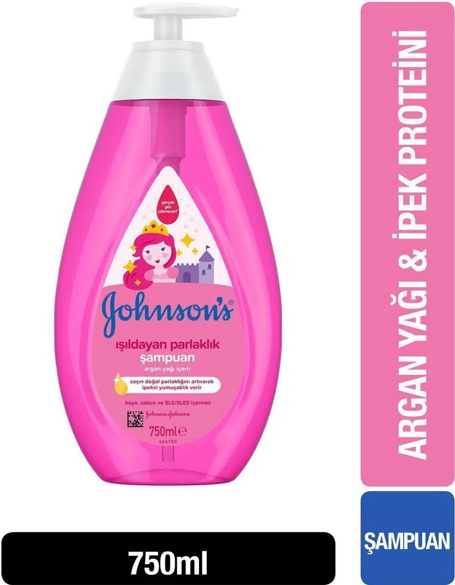 Şampuan Johnson's 750 ml Işıldayan Parlak Saçlar
