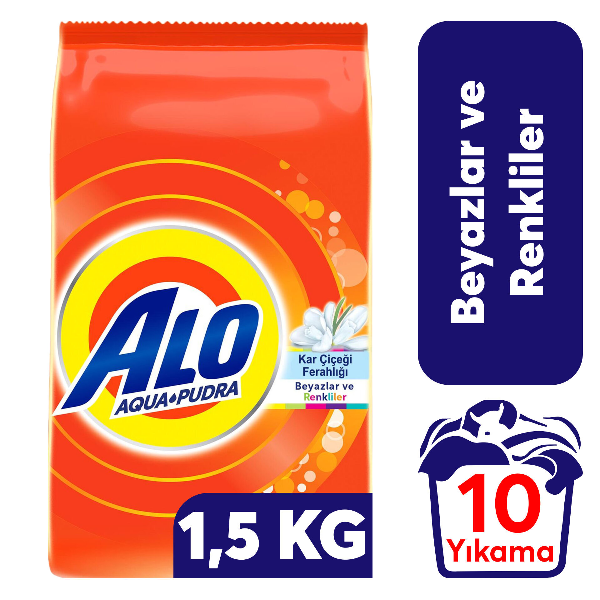 Toz Deterjan Alo 1,5 Kg Beyazlar ve Renkliler