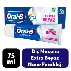 Diş Macunu Oral-B 75 ml Extra Beyaz Nane Ferahlığı