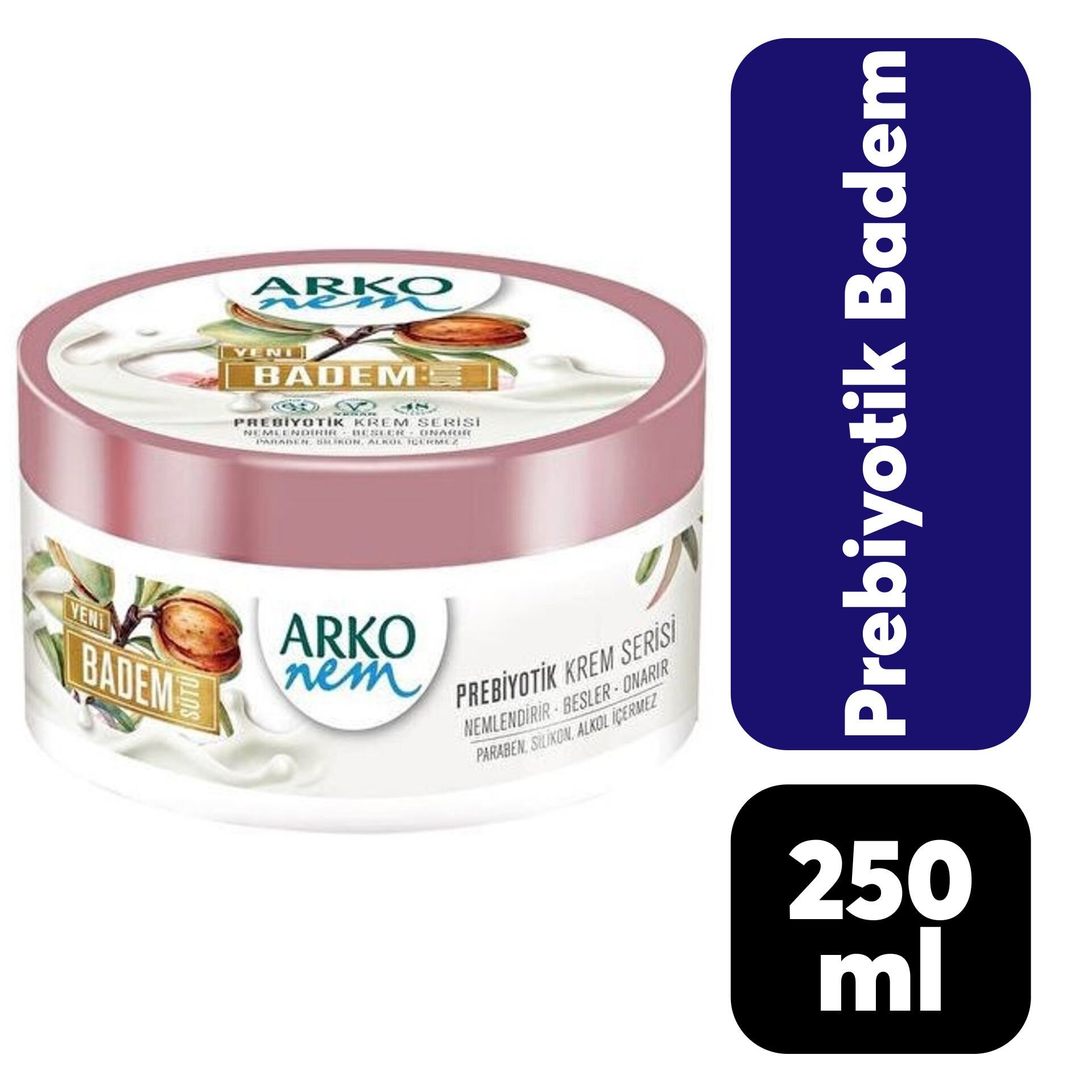 .Krem Arko Nem 250 ml Prebiyotik Badem
