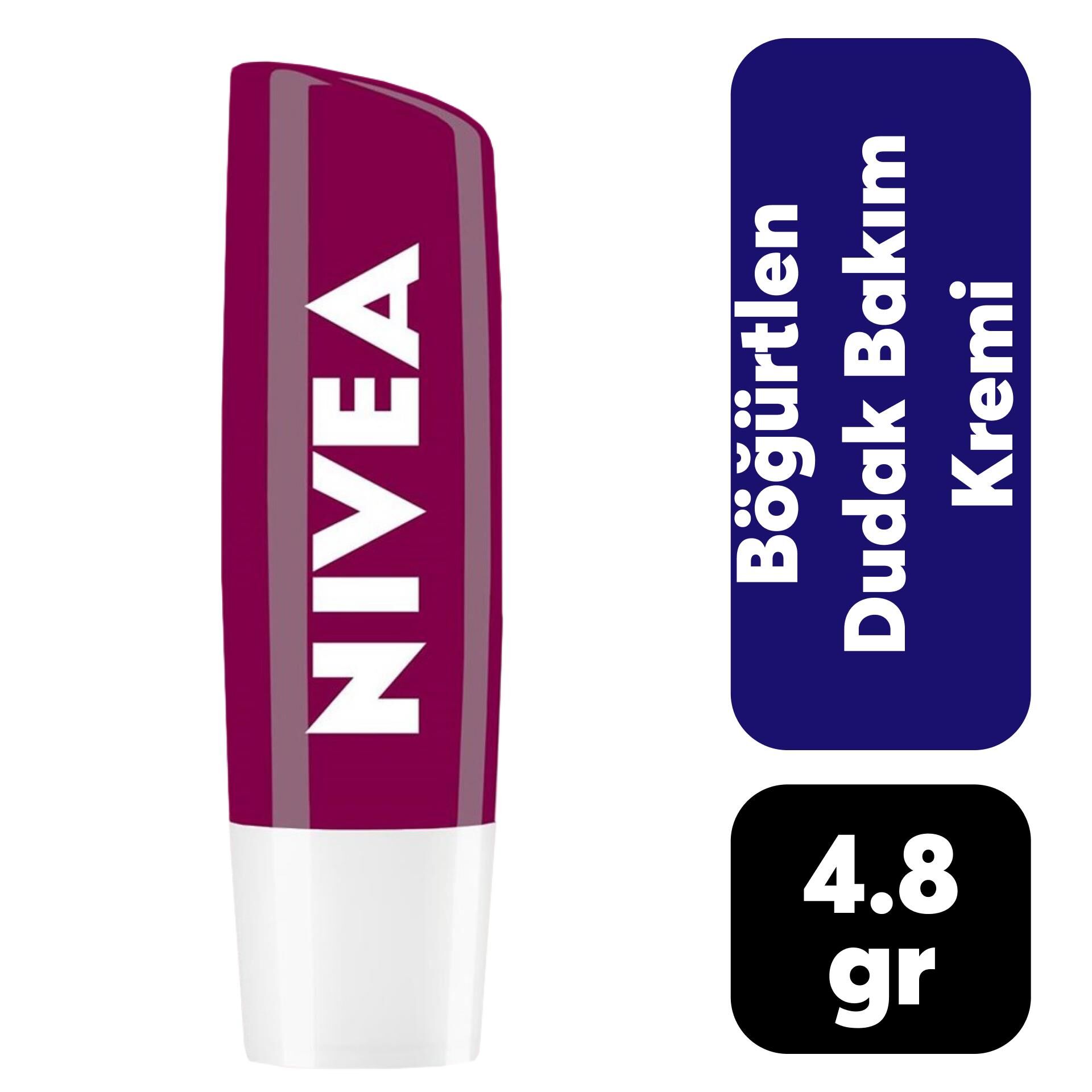 Dudak Kremi Nivea Lip 4,8 gr Fruity Shine Blackberry