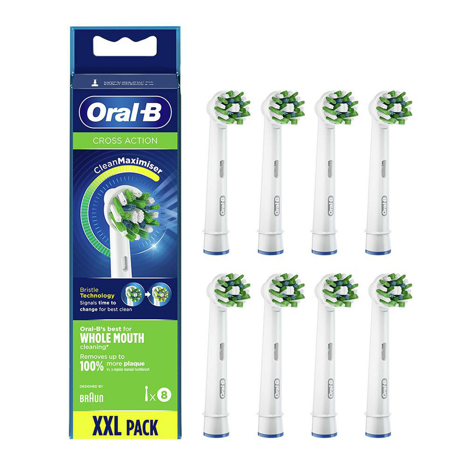 Oral-B Cross Action Clean 8'li Başlık
