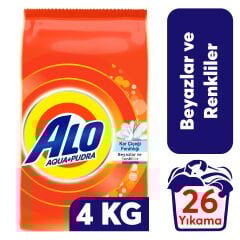 Toz Deterjan Alo 4 Kg Beyaz ve Renkiller