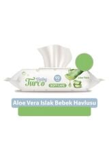 Islak Mendil Baby Turco 90'lı Soft Care Aloe Vera
