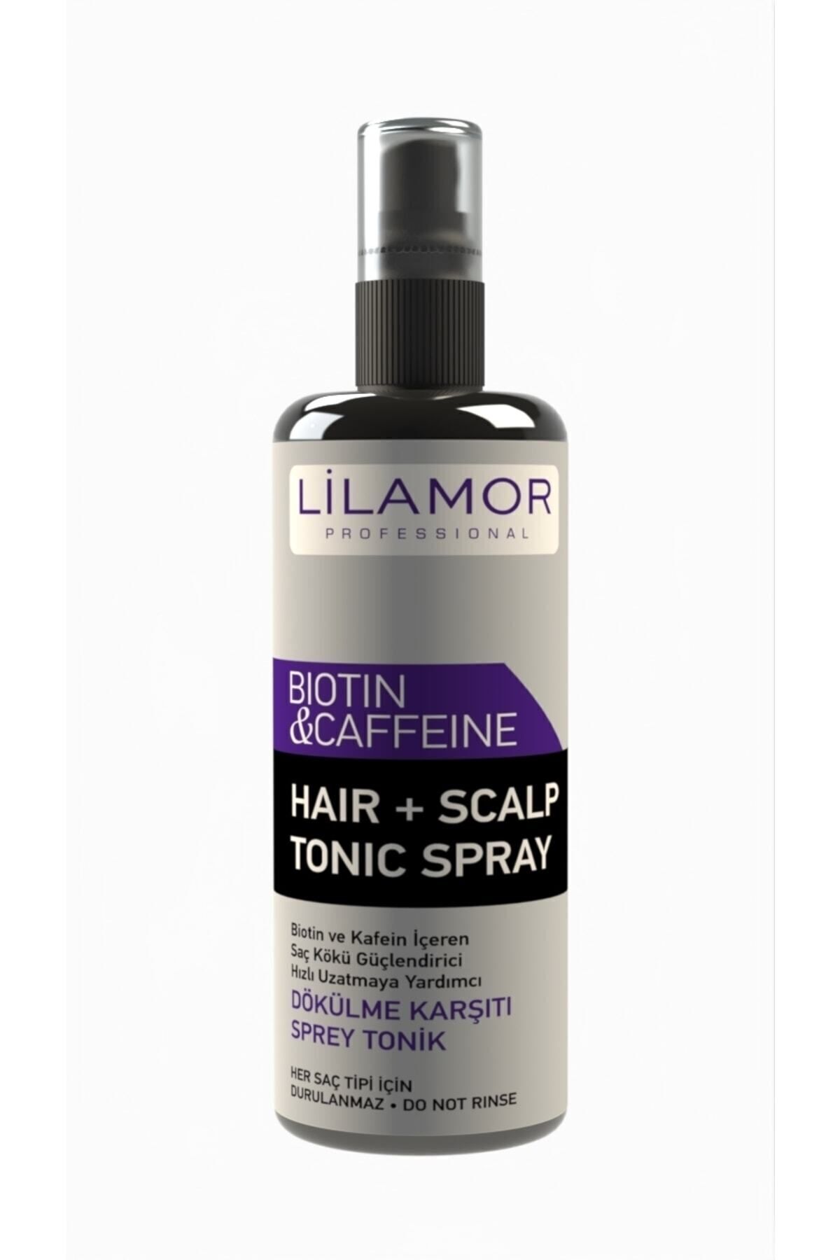 Tonik Sprey Lilamor 250 ml Biotin & Kafein Dökülme Karşıtı
