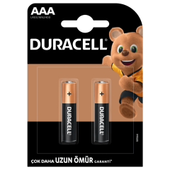 Kartela Duracell İnce Pil 2'li