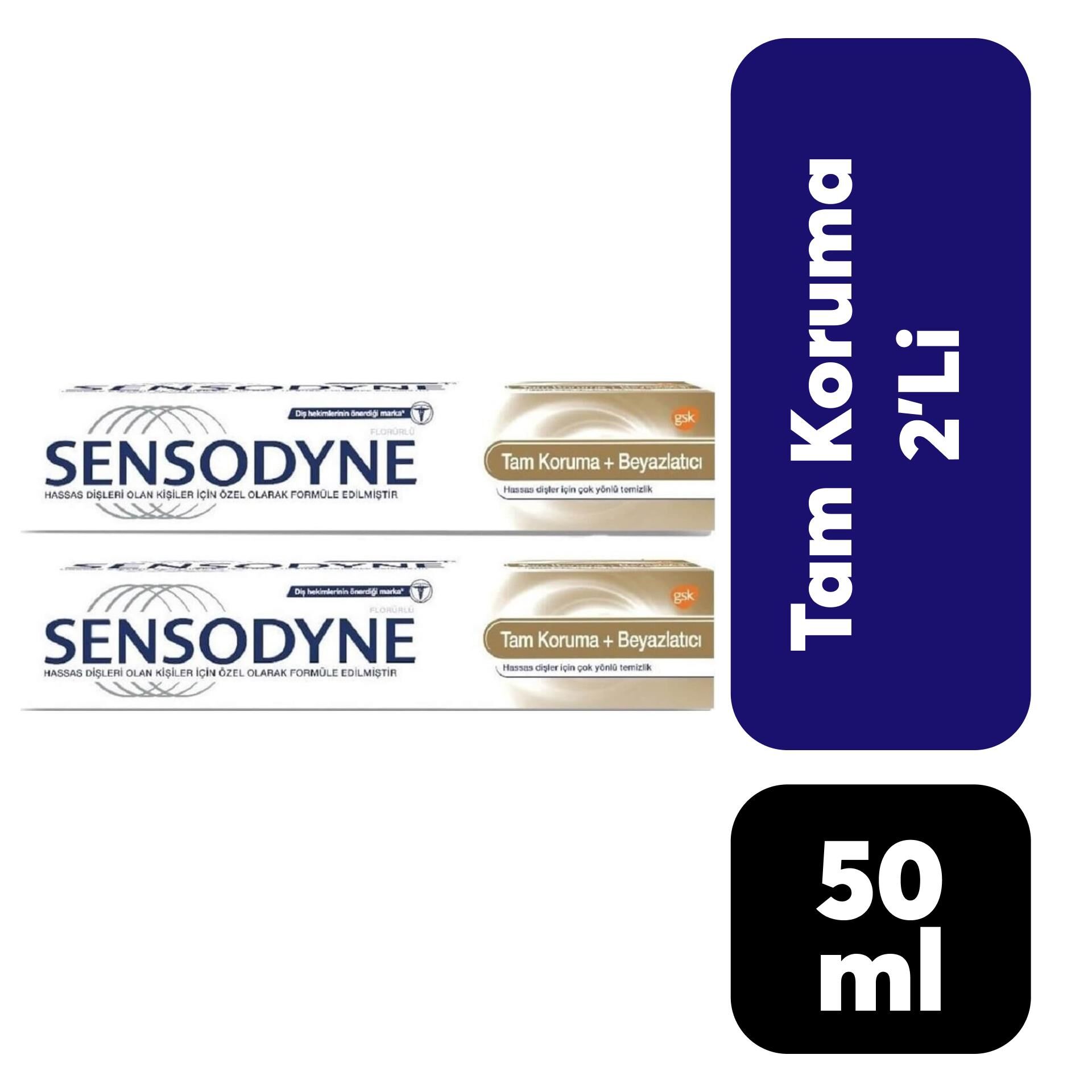 Diş Macunu Sensodyne 50 ml 1+1 Tam Koruma