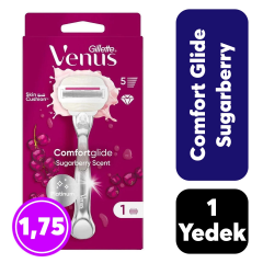 Gillette Venüs Makine + 1 Başlık Comfortglide Sugaberry