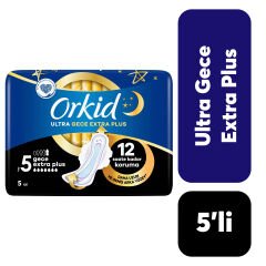Orkid Ped Ultra Tekli Gece Extra Plus 5'li