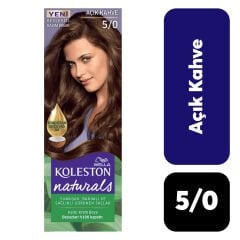 Doğal Koleston Naturals .5/0 Açık Kahve