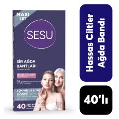 Sesu Hassas Ciltler Ağda Bandı 40'lı