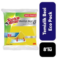 Scotch Brite Temizlik  Bezi Eco Pack 8'li