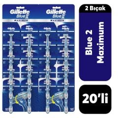 Kartela Gillette Blue2 20'li Maximum